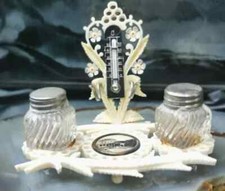 Beinschnitzerei Tintenzeug