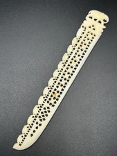 Brieföffner Bein Schnitzerei