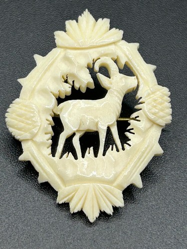 Brosche bein jagd jäger - bein,
