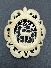 Anhänger Bein Schnitzerei