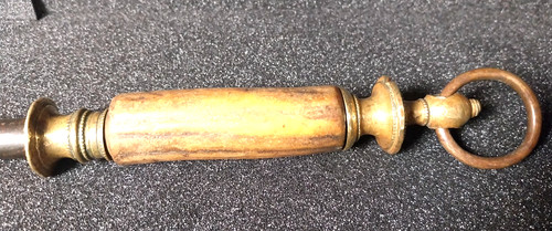 Antiker wetzstahl mit - antiker,