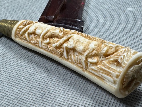 Alt jagd messer - jagd, schnitzerei