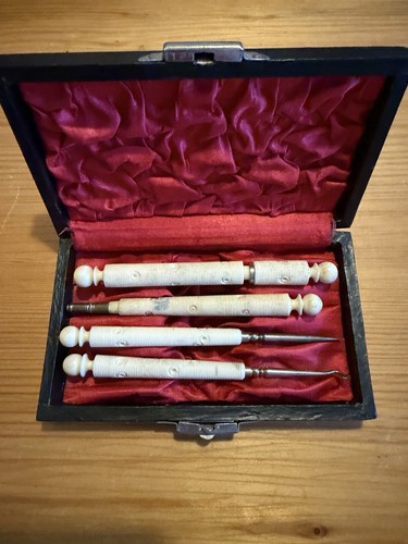 Antikes haekel häkel set - haekel,